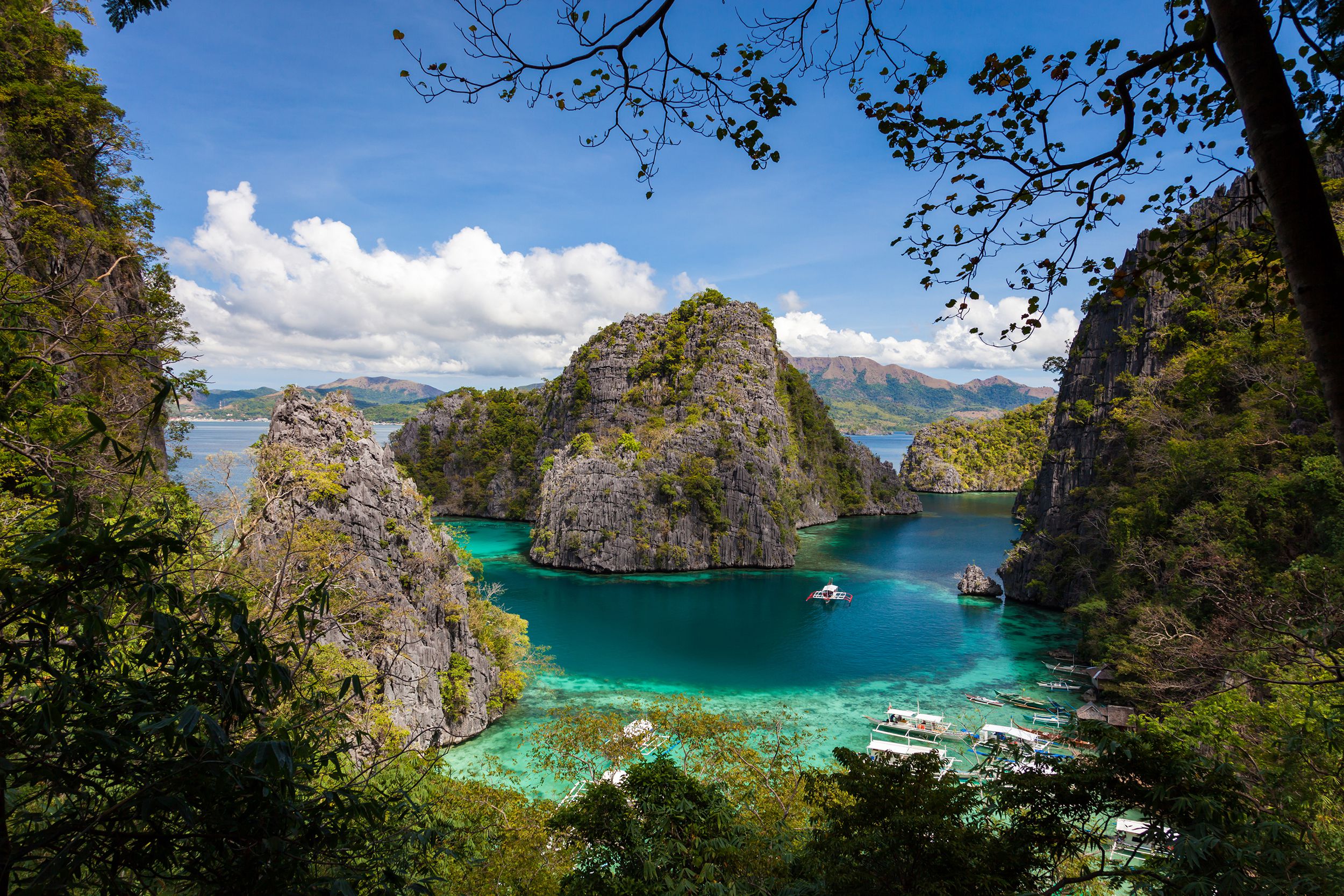 Blue Lagoon at Kayangan Lake, Coron, Palawan, Philippines