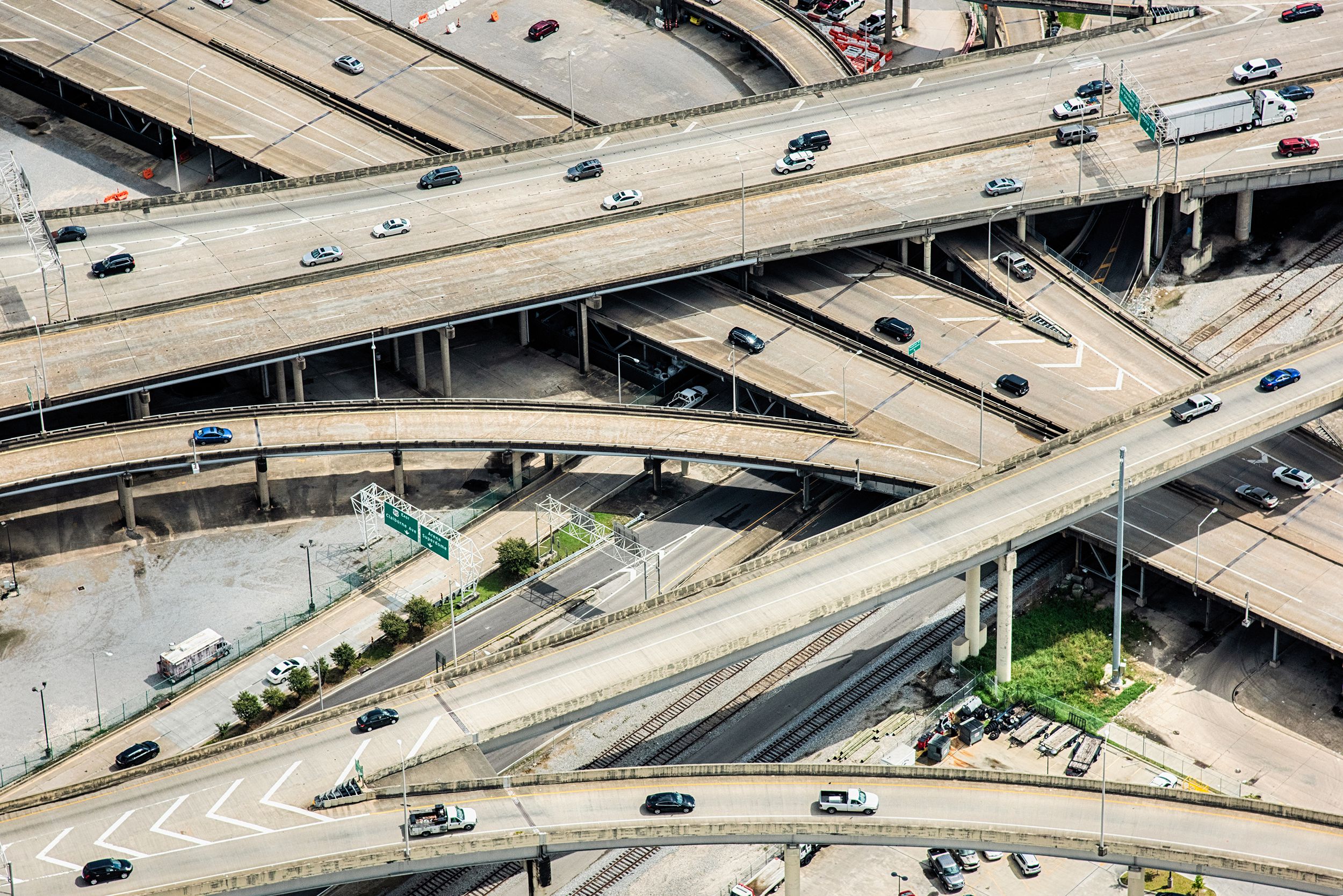 aerial road in New Orleans, Louisiana