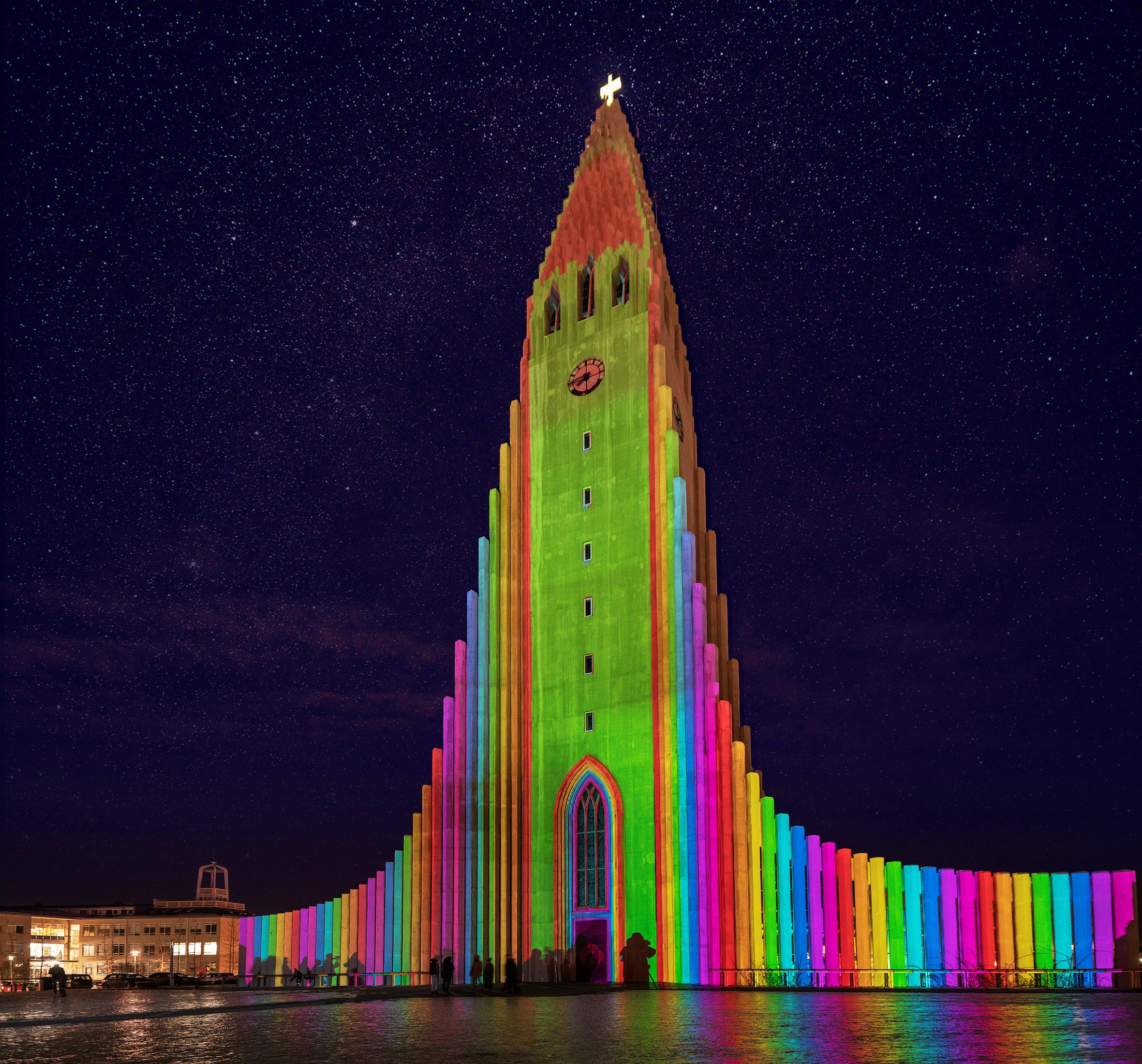 Winter Lights Festival, Reykjavík, Iceland