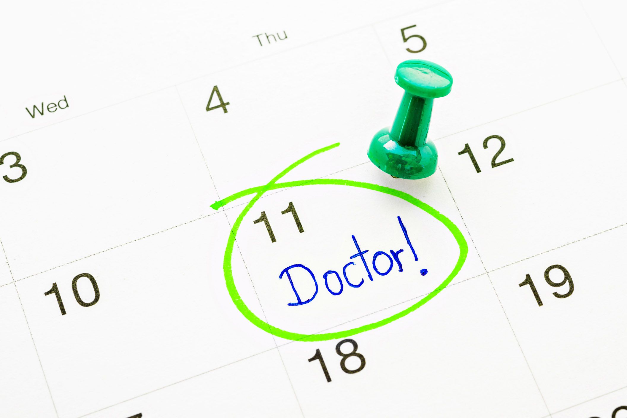 SET DENTIST AND DOCTOR APPOINTMENTS FOR THE NEW YEAR