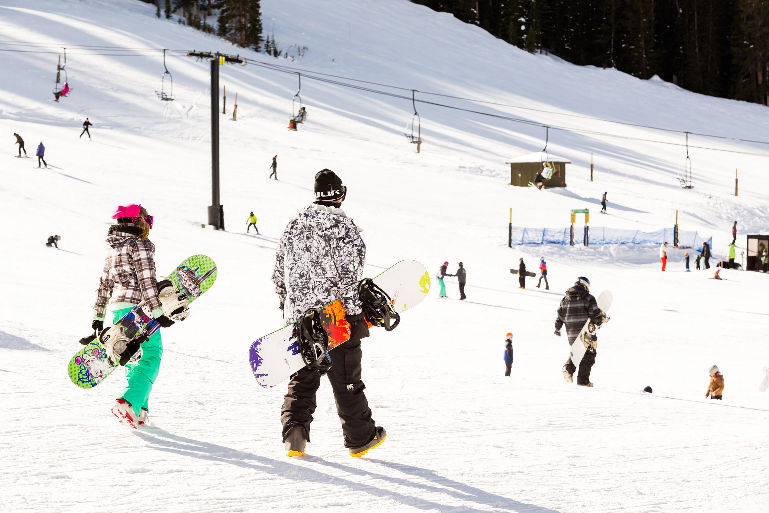 skiing at Araphoe basing ski resort
