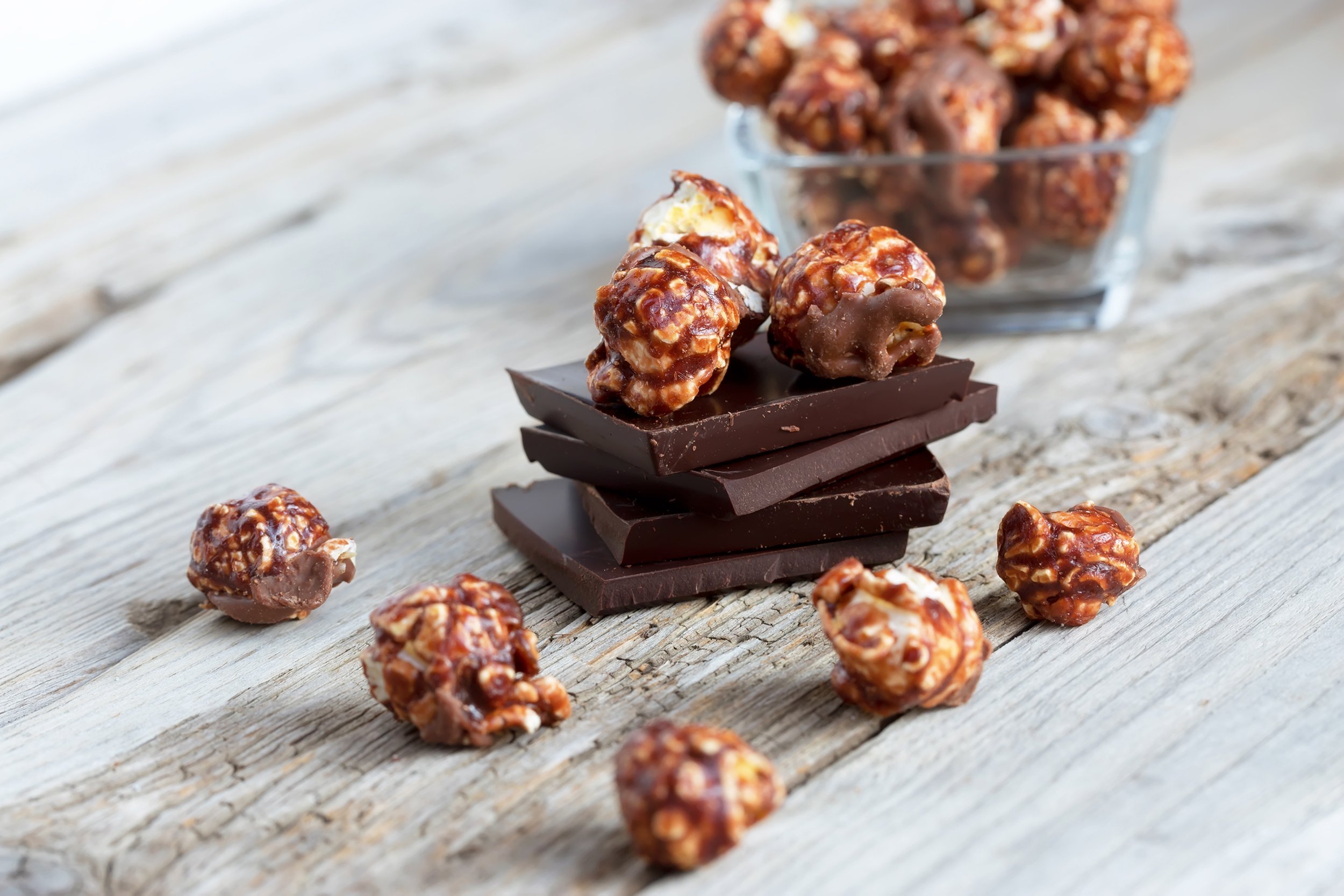 Dark Chocolate Sea Salt Popcorn