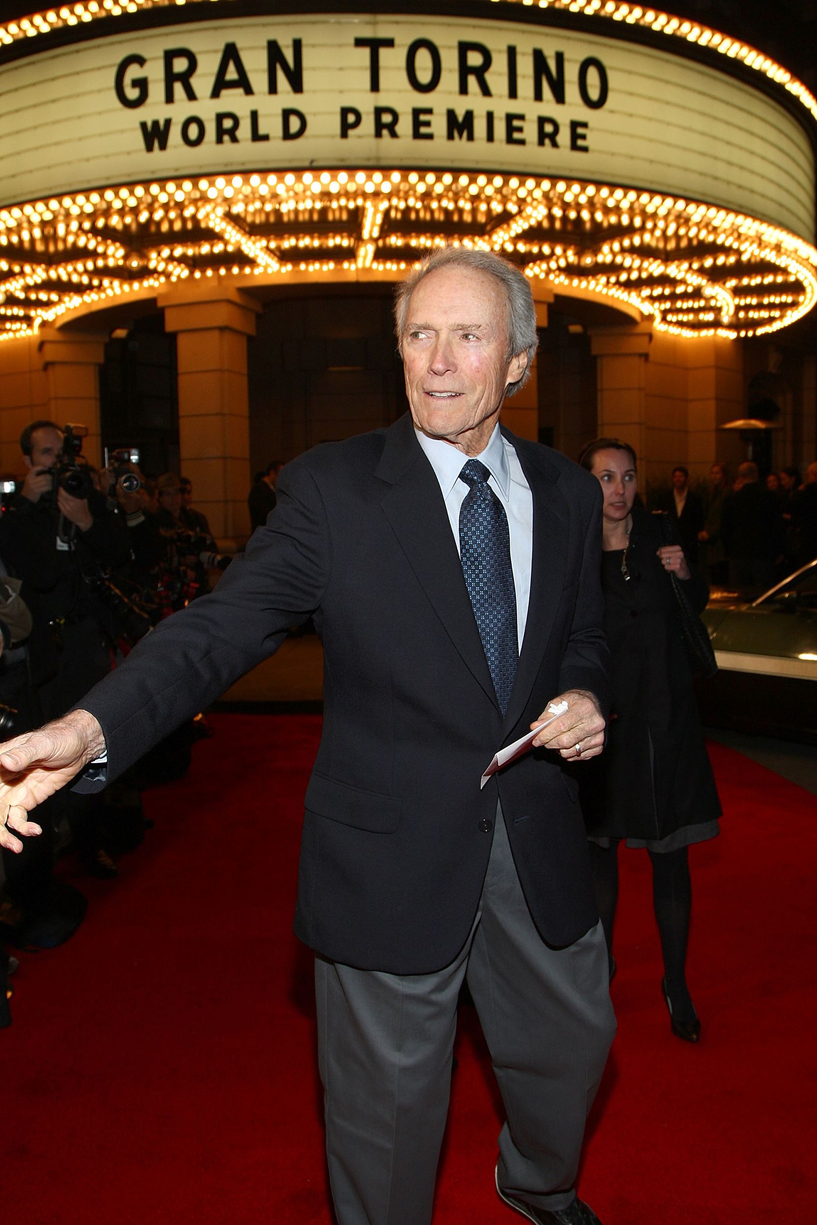 clint eastwood at gran torino world premier