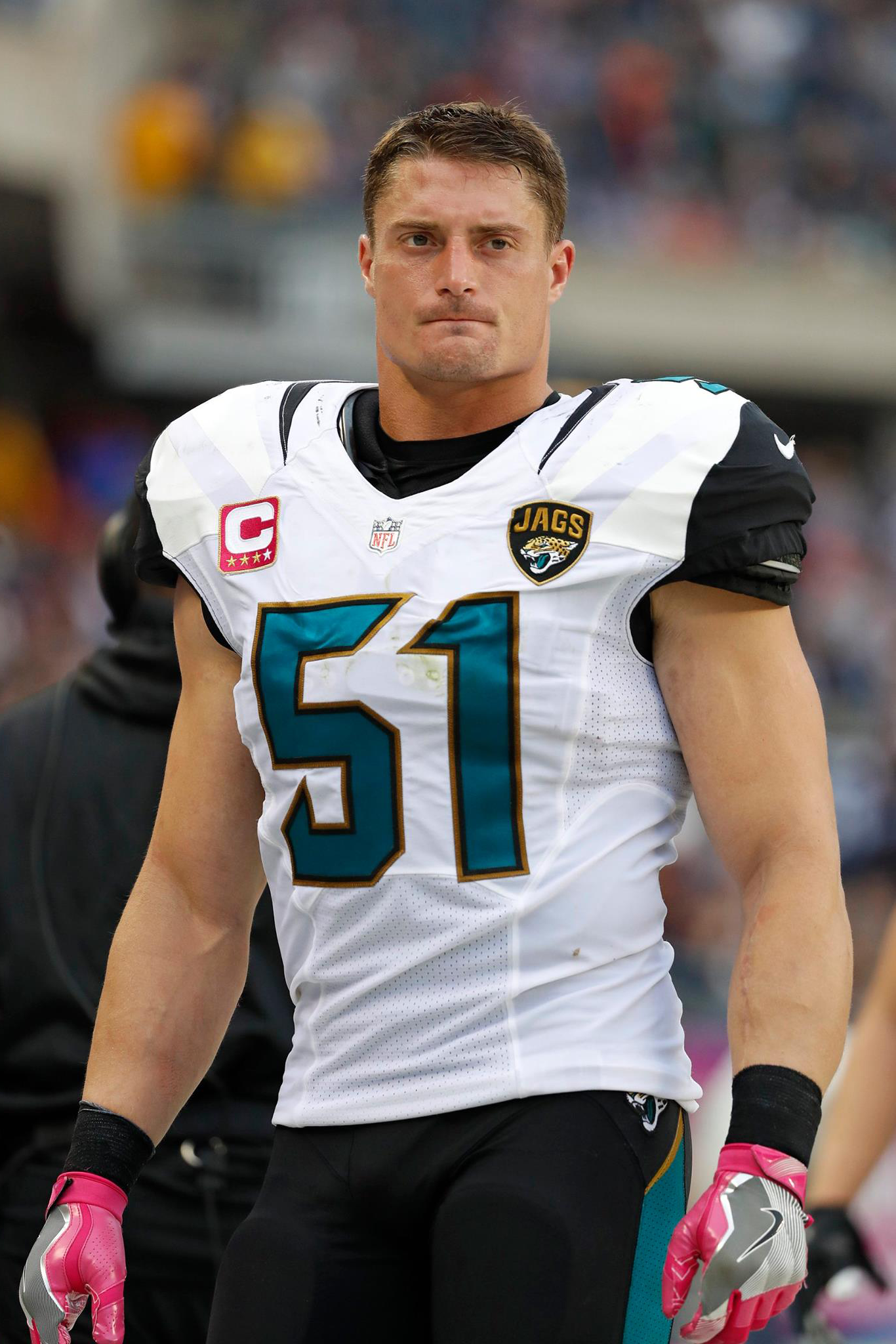 Jacksonville Jaguars football player Paul Posluszny