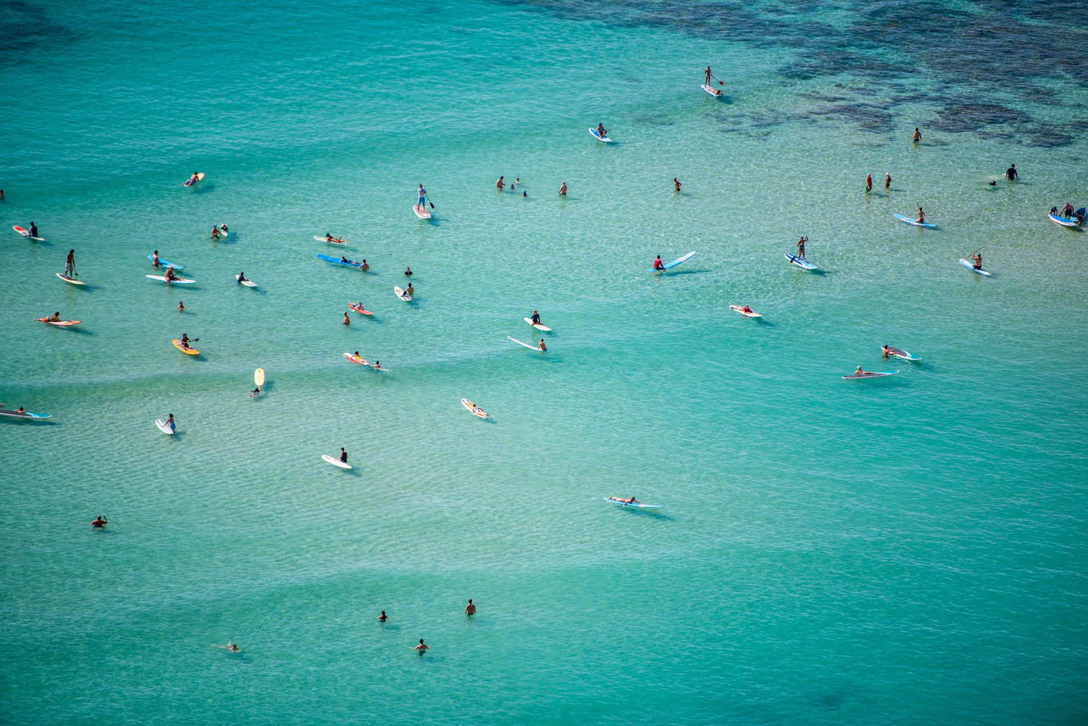 Water fun on Waikiki beach