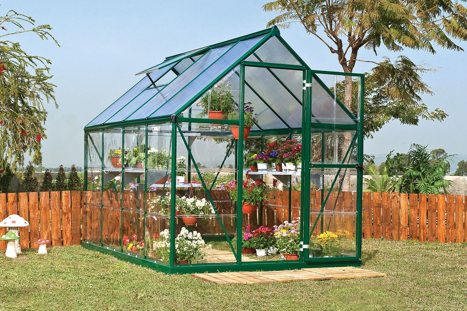 Palram Nature Hybrid 6' x 8' Greenhouse