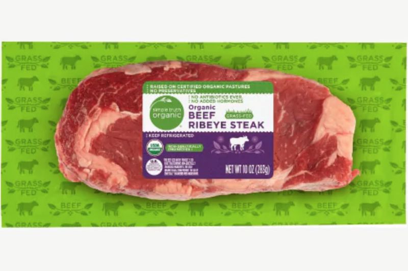 Simple Truth Organic Grass Fed Beef Ribeye Steak