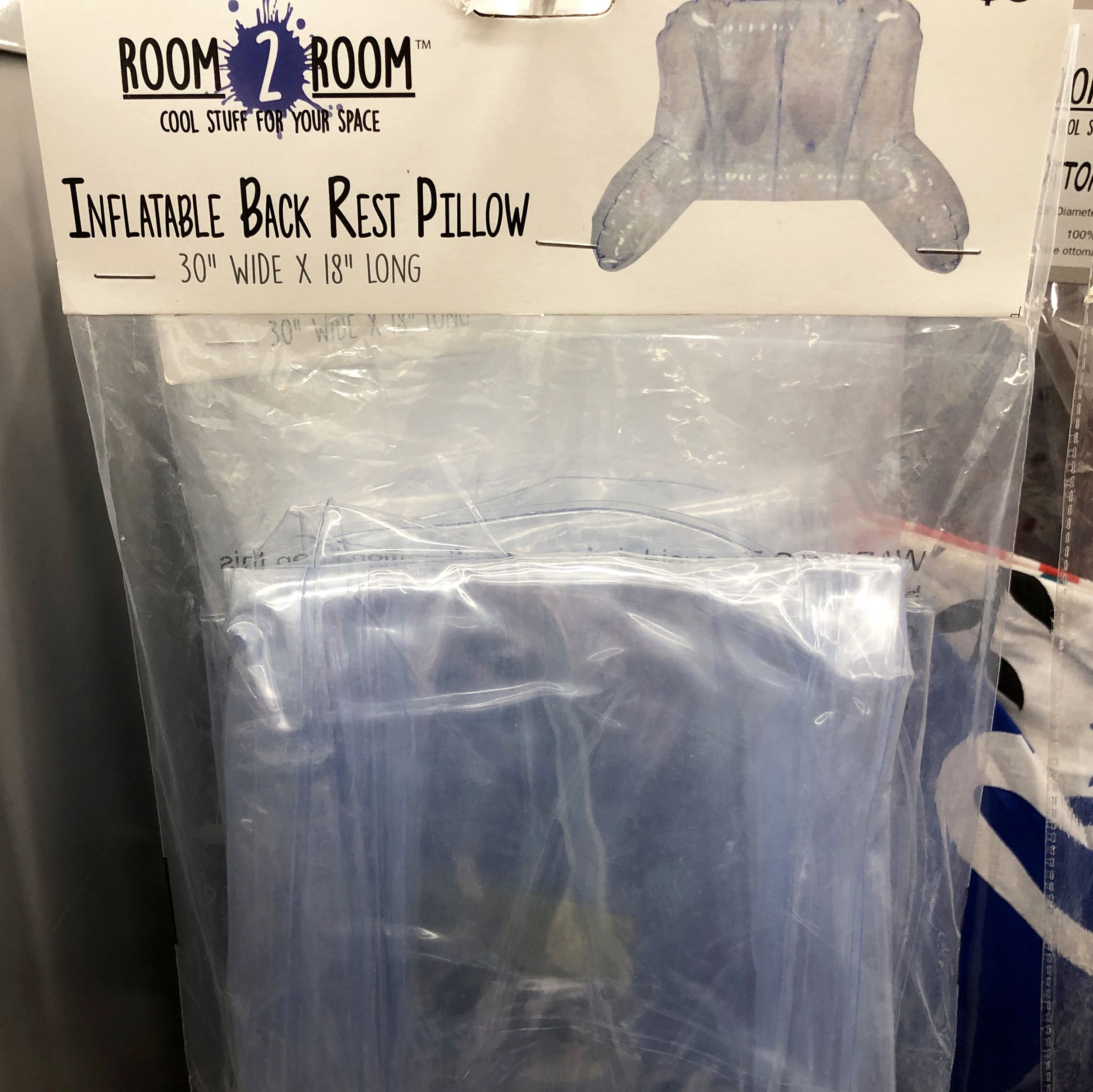 Inflatable Back Rest Pillow