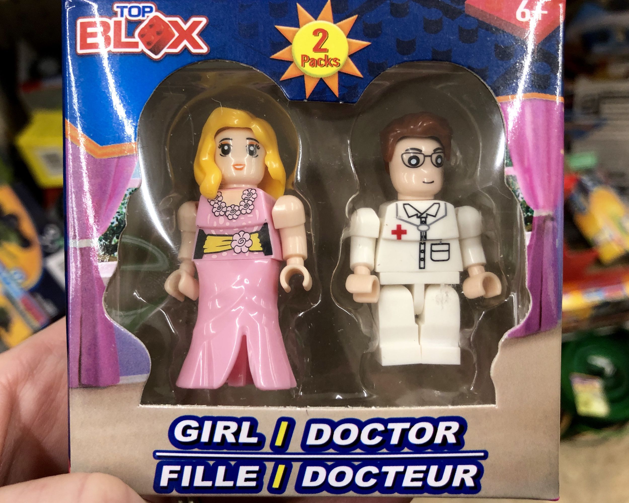 Girl/Doctor Knock-Off Legos