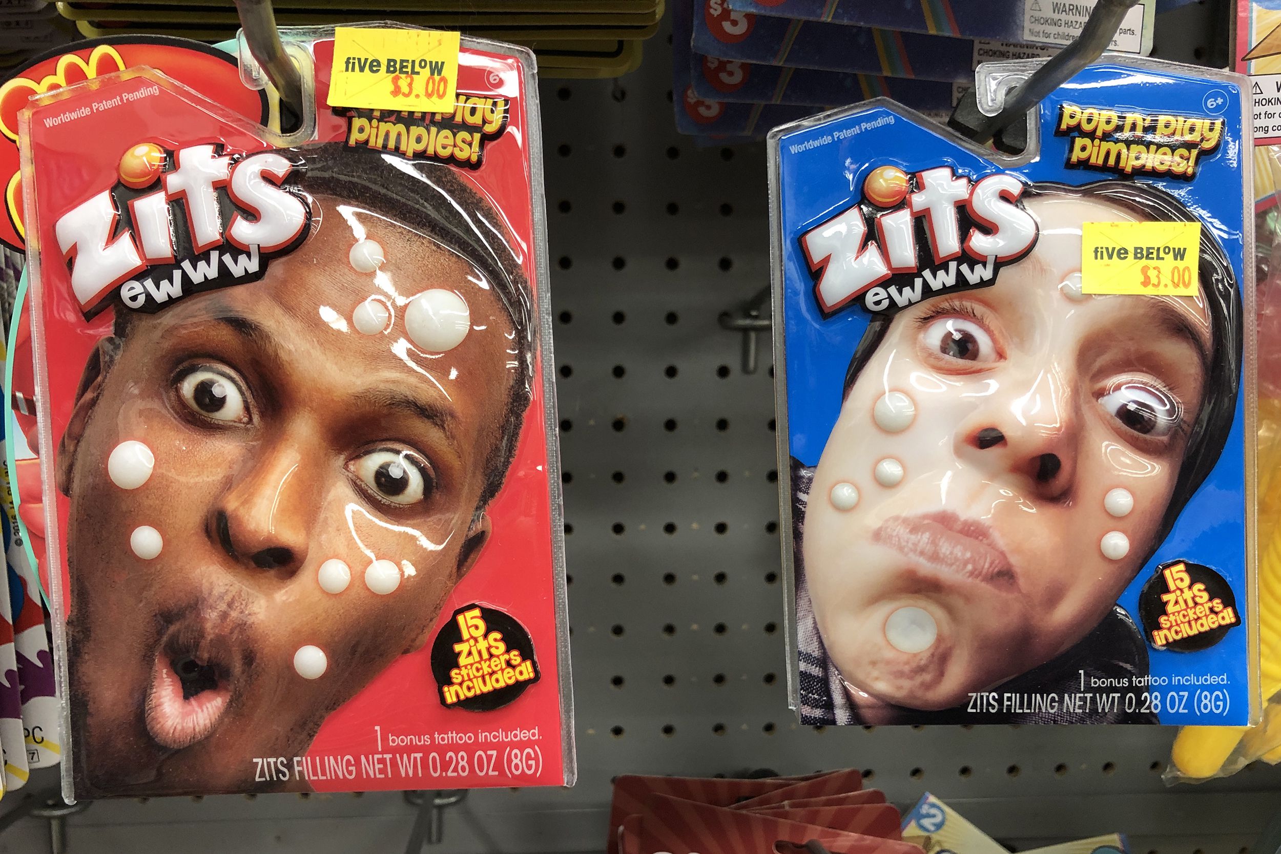 Pimple-Popping Stickers