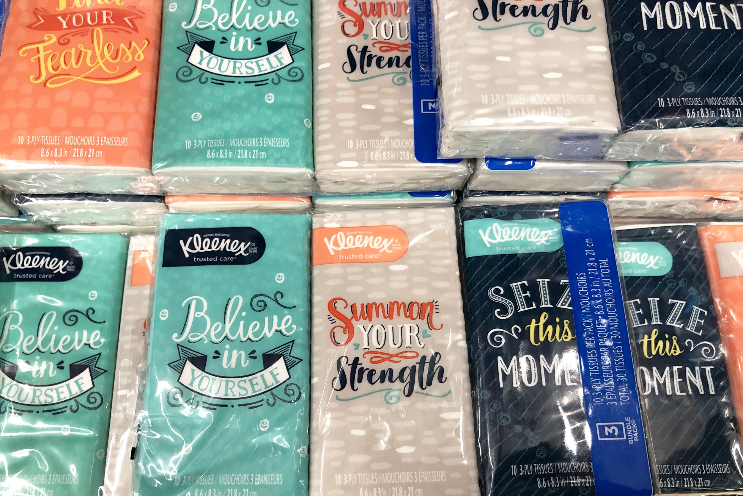 Motivational Facial Tissues