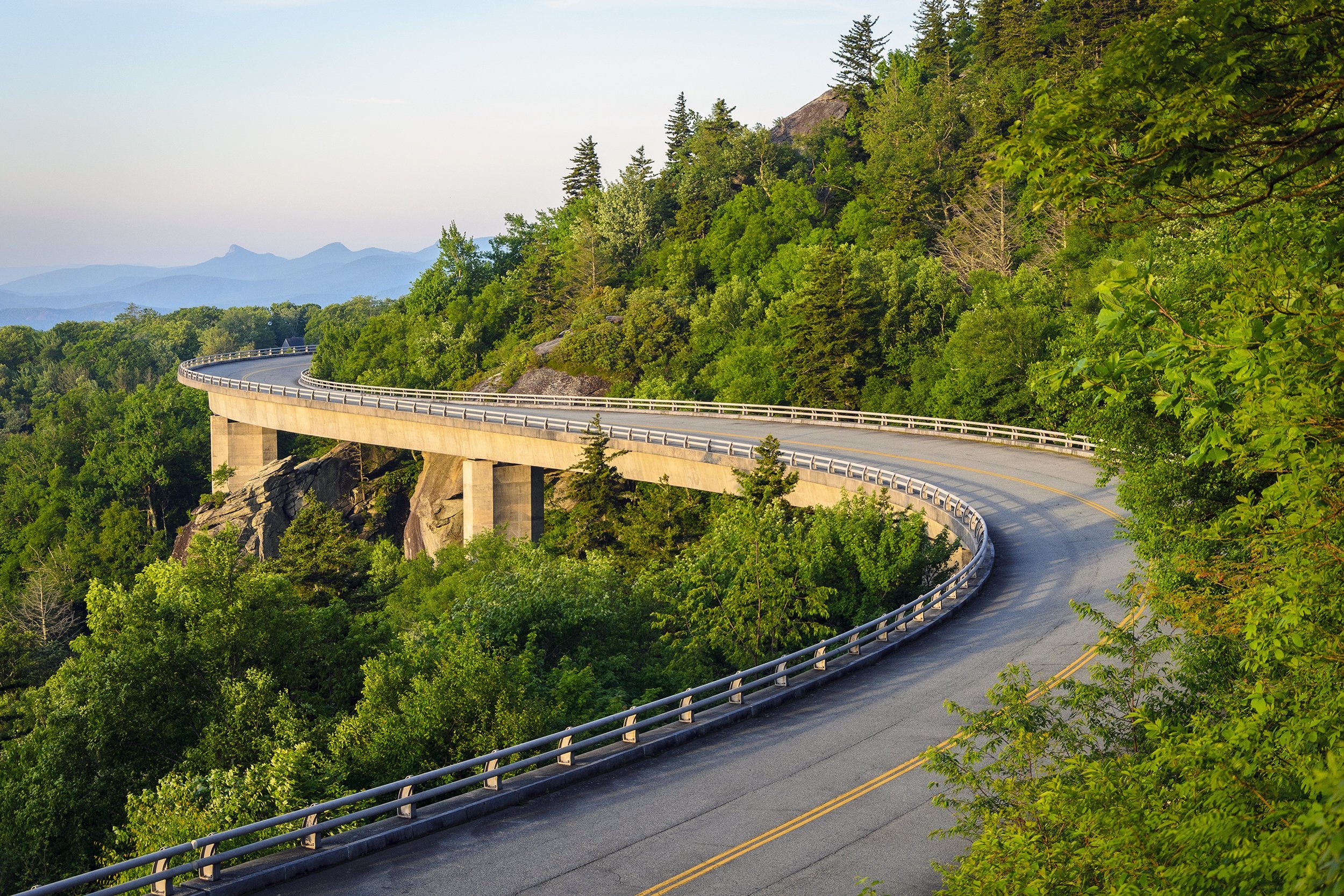 Linn Cove Viaduct on the Blue Ridge Parkway
