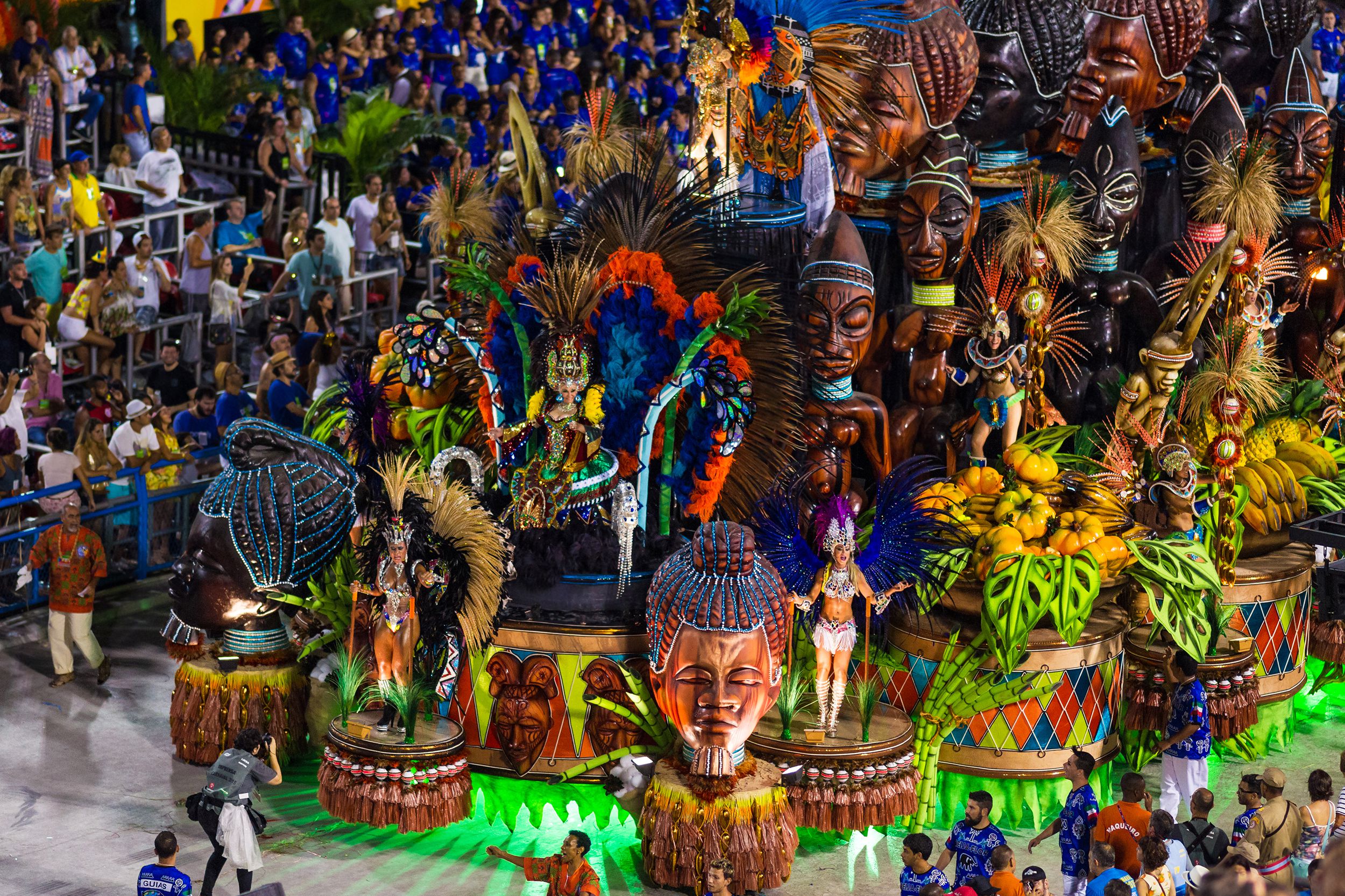 Samba Parade at the Carnival Festival in Rio de Janeiro