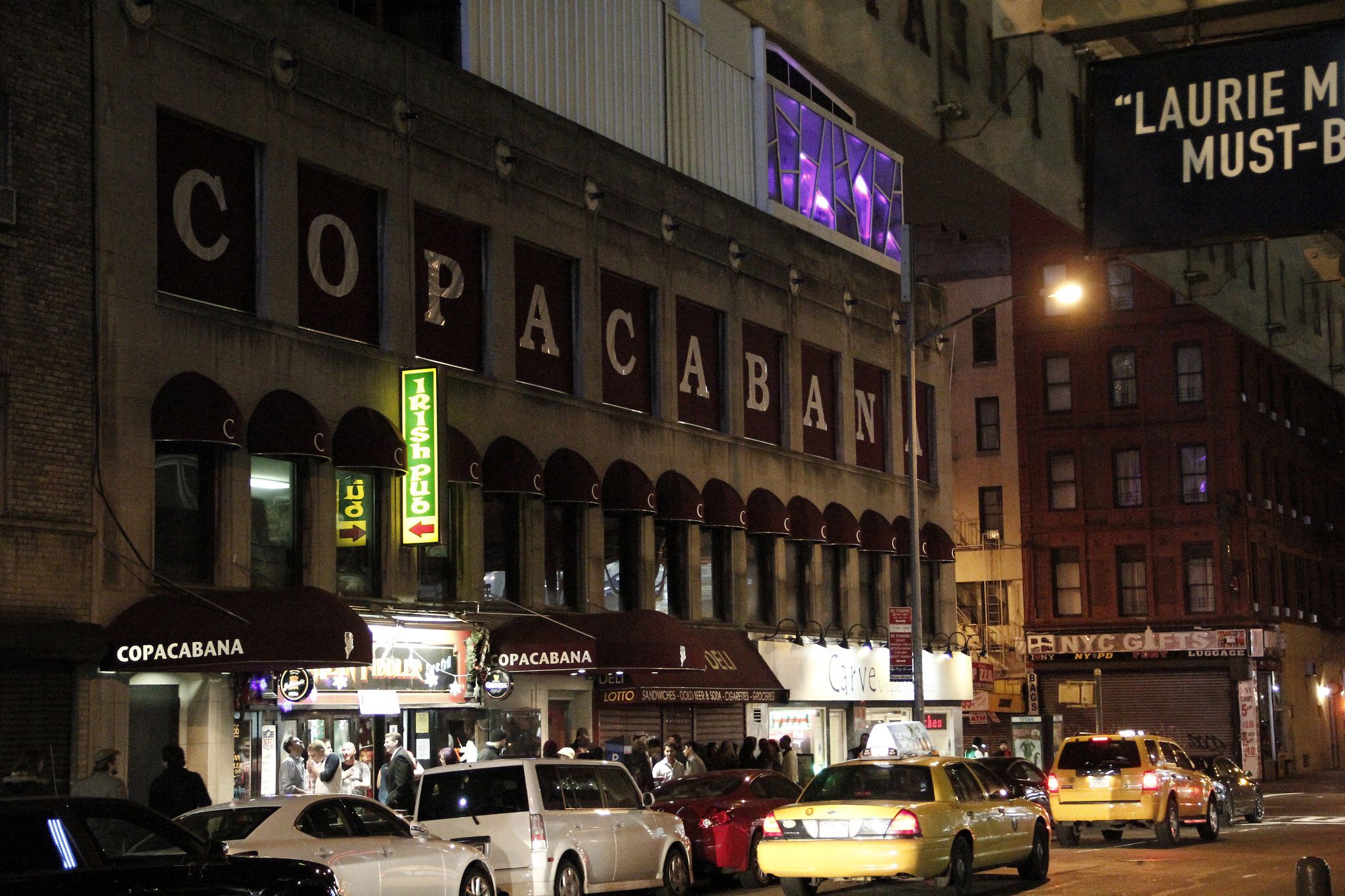 copacabana night club in times square, nyc