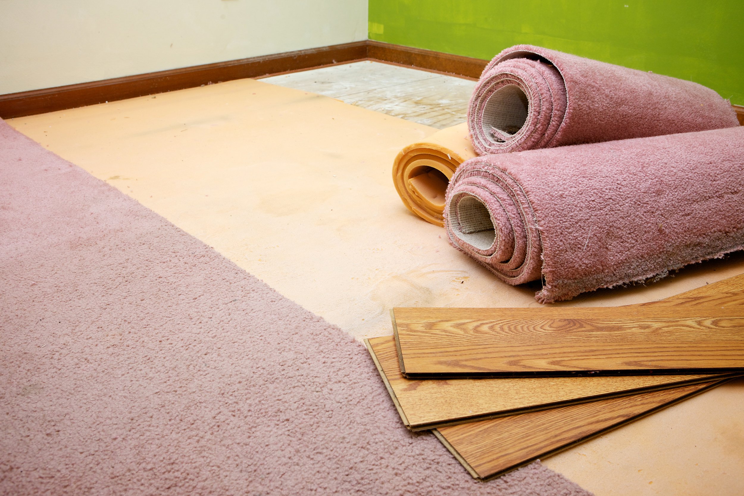 carpet removal with laminate flooring