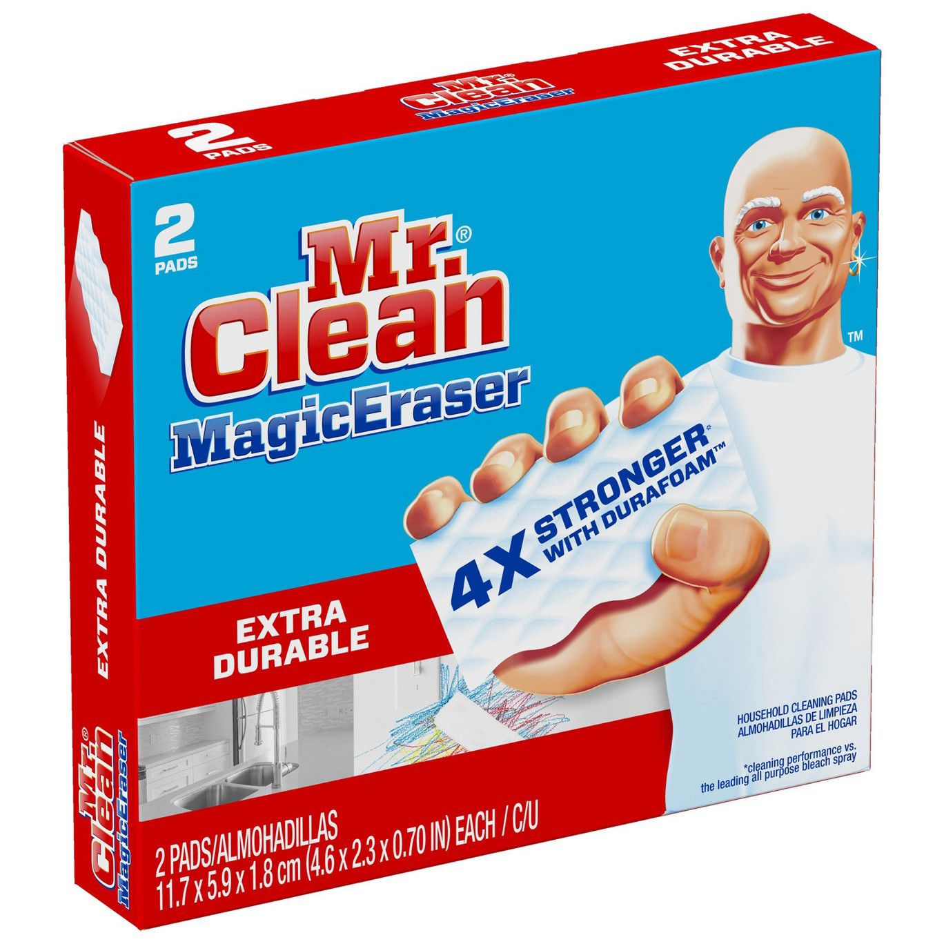 Mr. Clean Magic Eraser Cleaning Pads With Durafoam