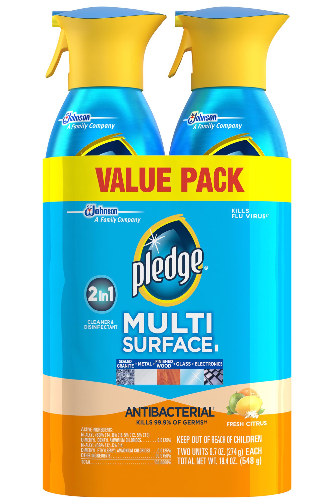 Pledge Multi-Surface Antibacterial Everyday Cleaner