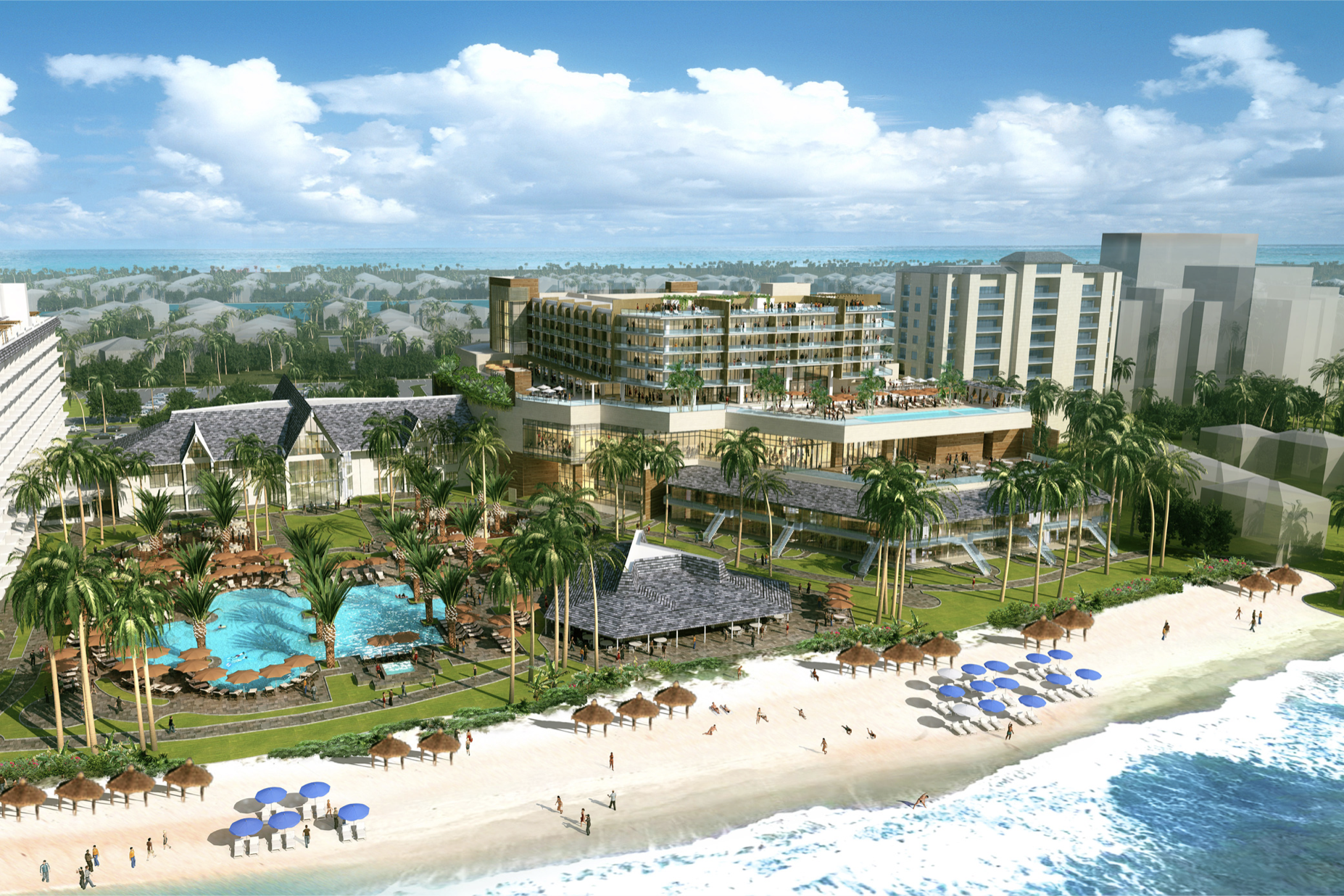 aerial view of beach at jw marriott marco island beach resort