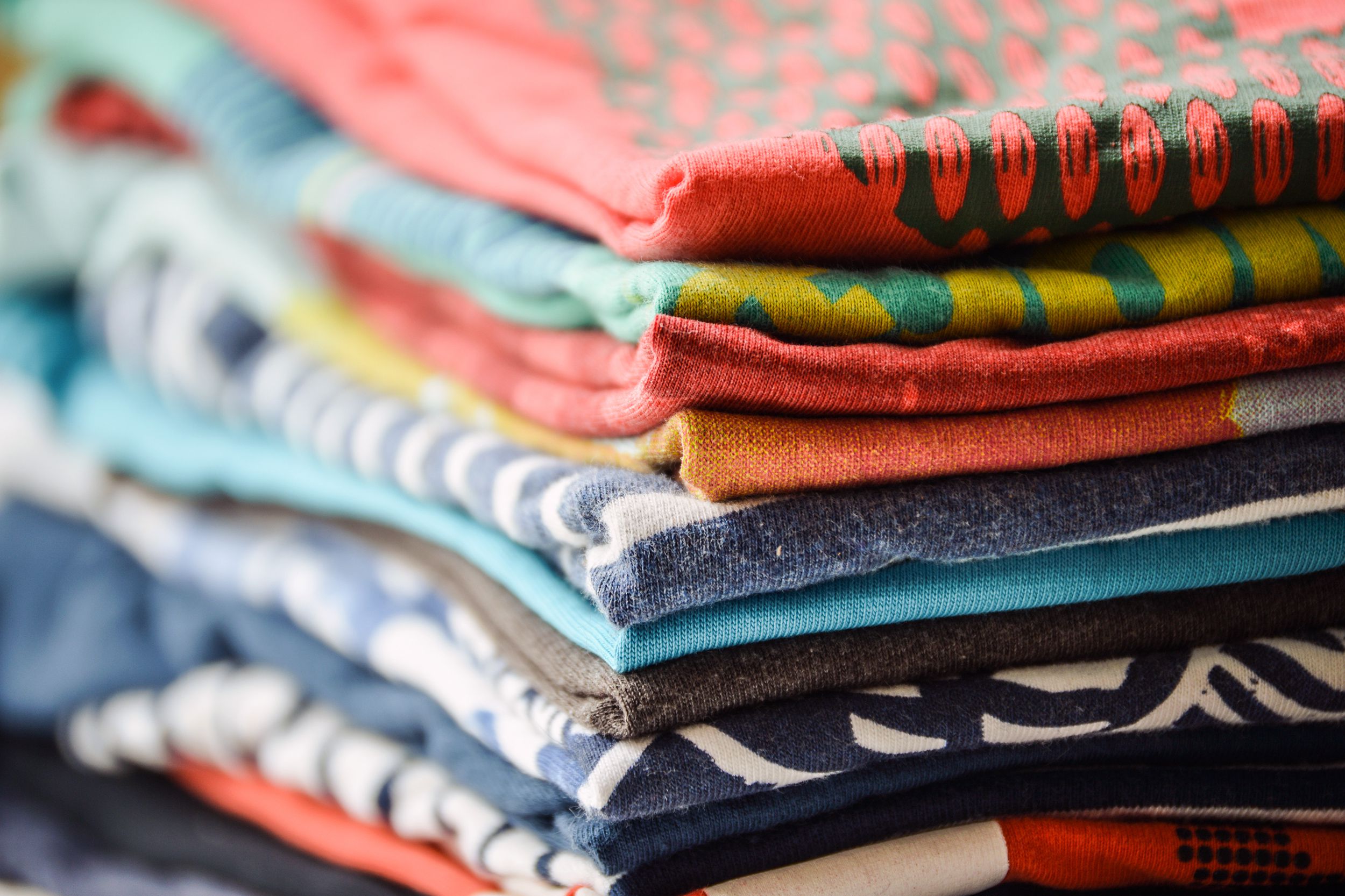 Stack of shirts