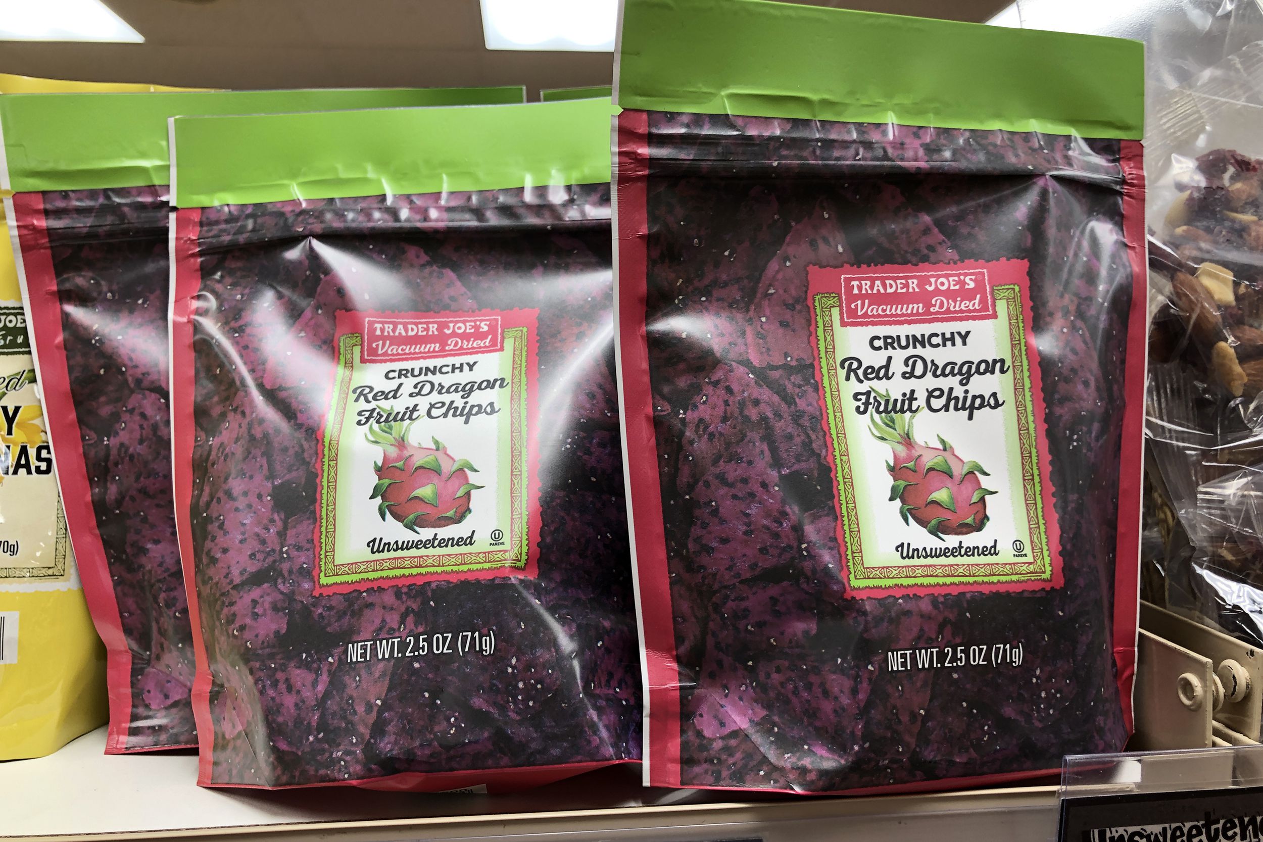Crunchy Red Dragon Fruit Chips