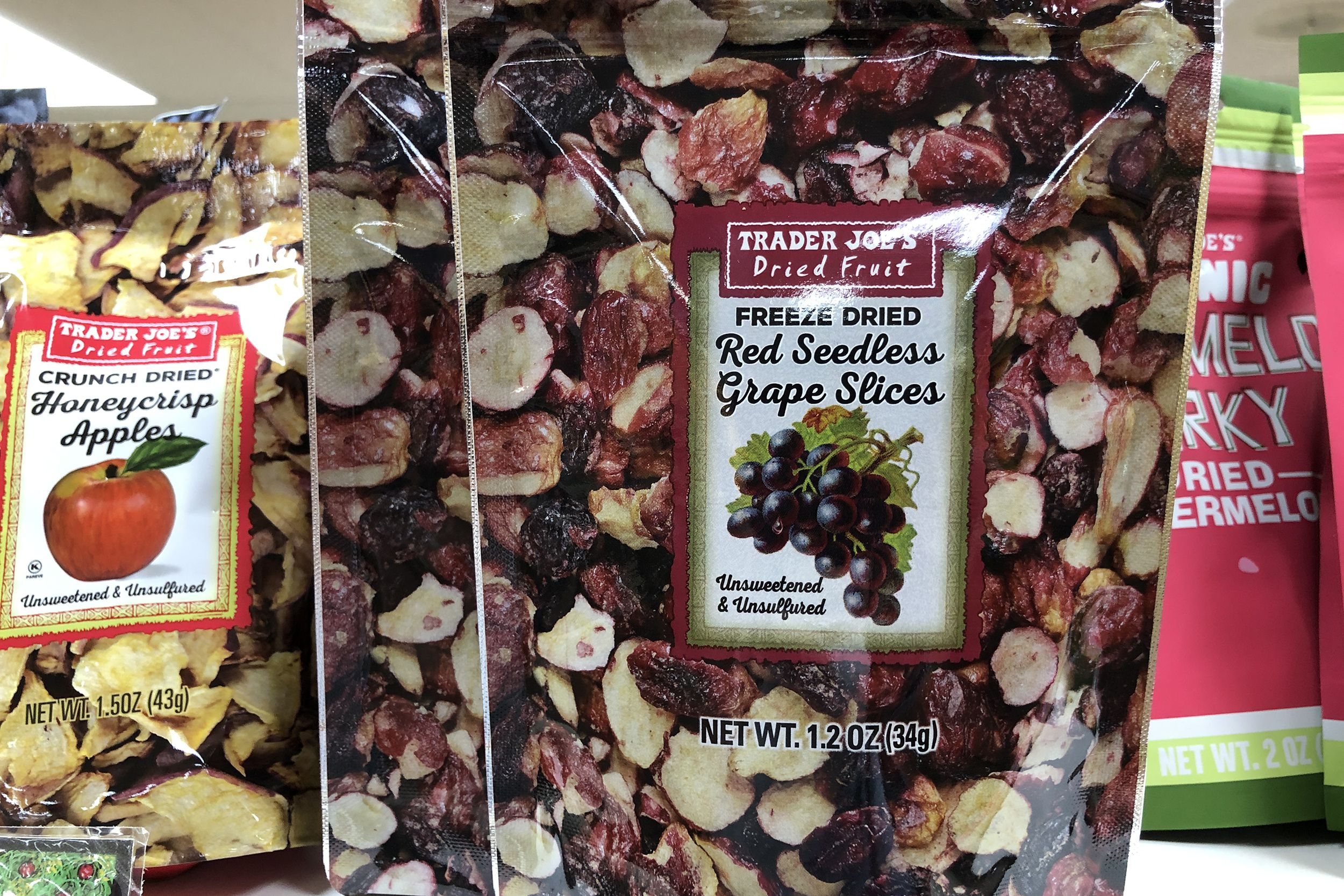 Freeze Dried Seedless Grape Slices