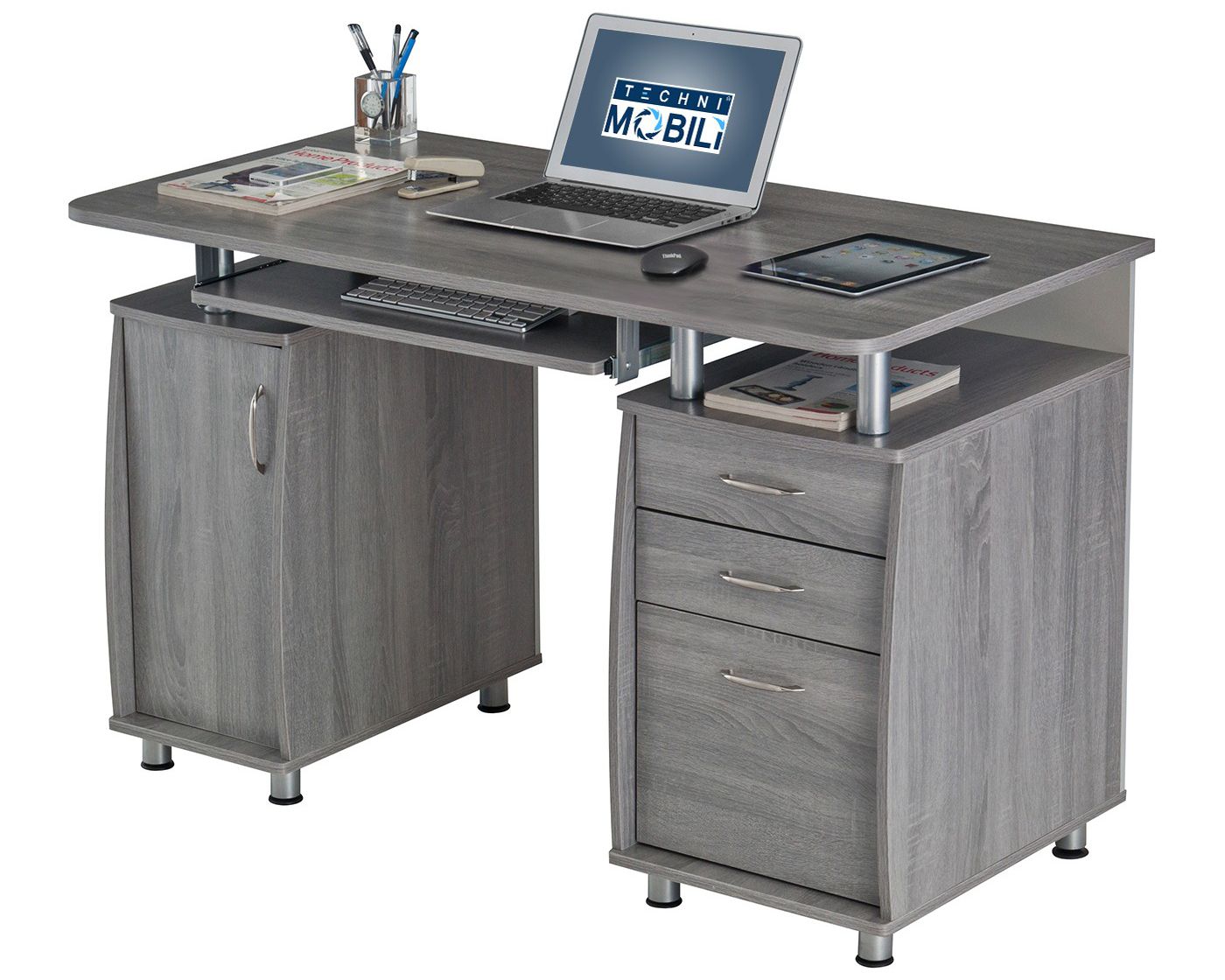 complete workstation computer desk with storage