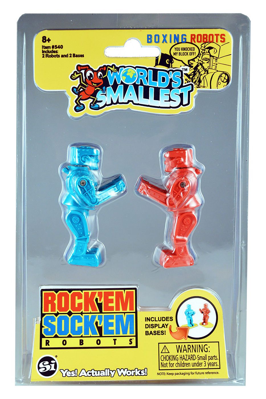 world's smallest rock 'em sock 'em robots