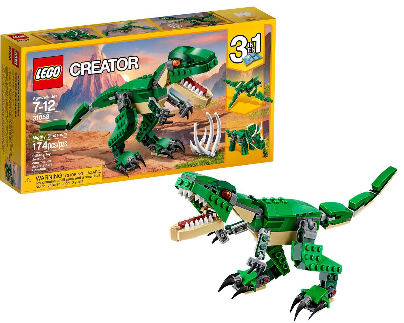 lego creator mighty dinosaurs