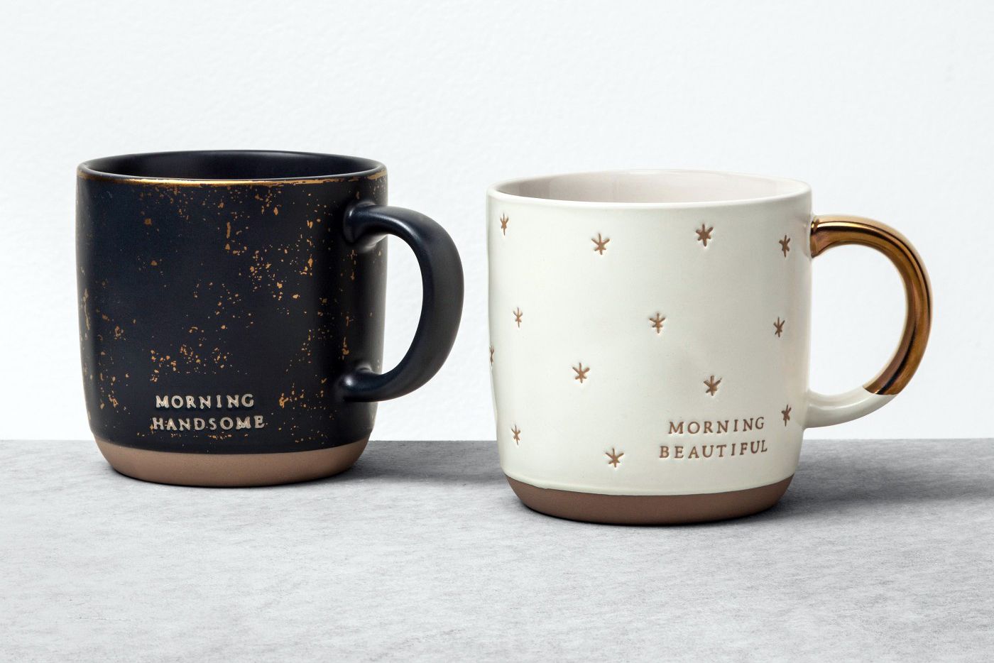 2-pack mug hello handsome/hello beautiful