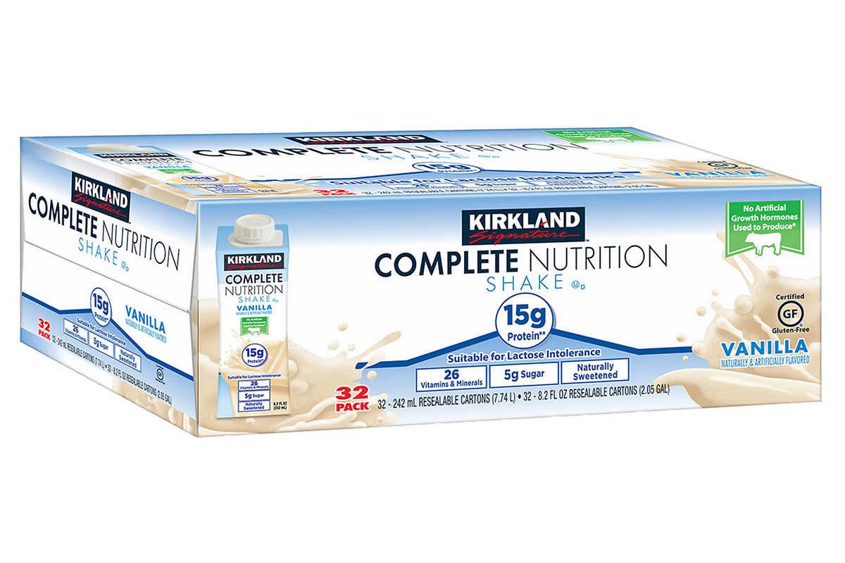 Kirkland Signature Complete Nutrition Shakes, 32-pack, 8.2 fl. oz.