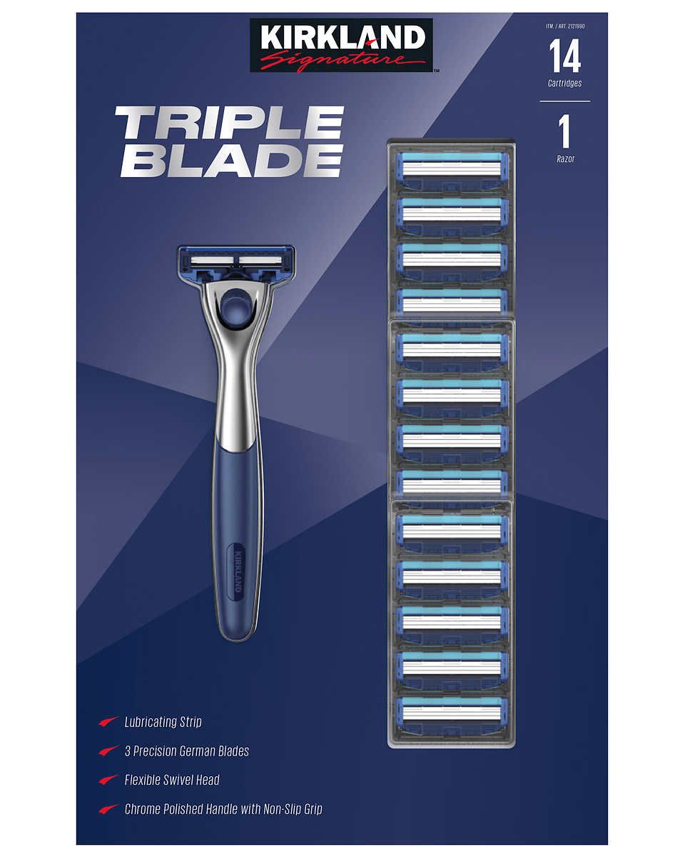 Kirkland Signature Triple Blade Razor 14-count