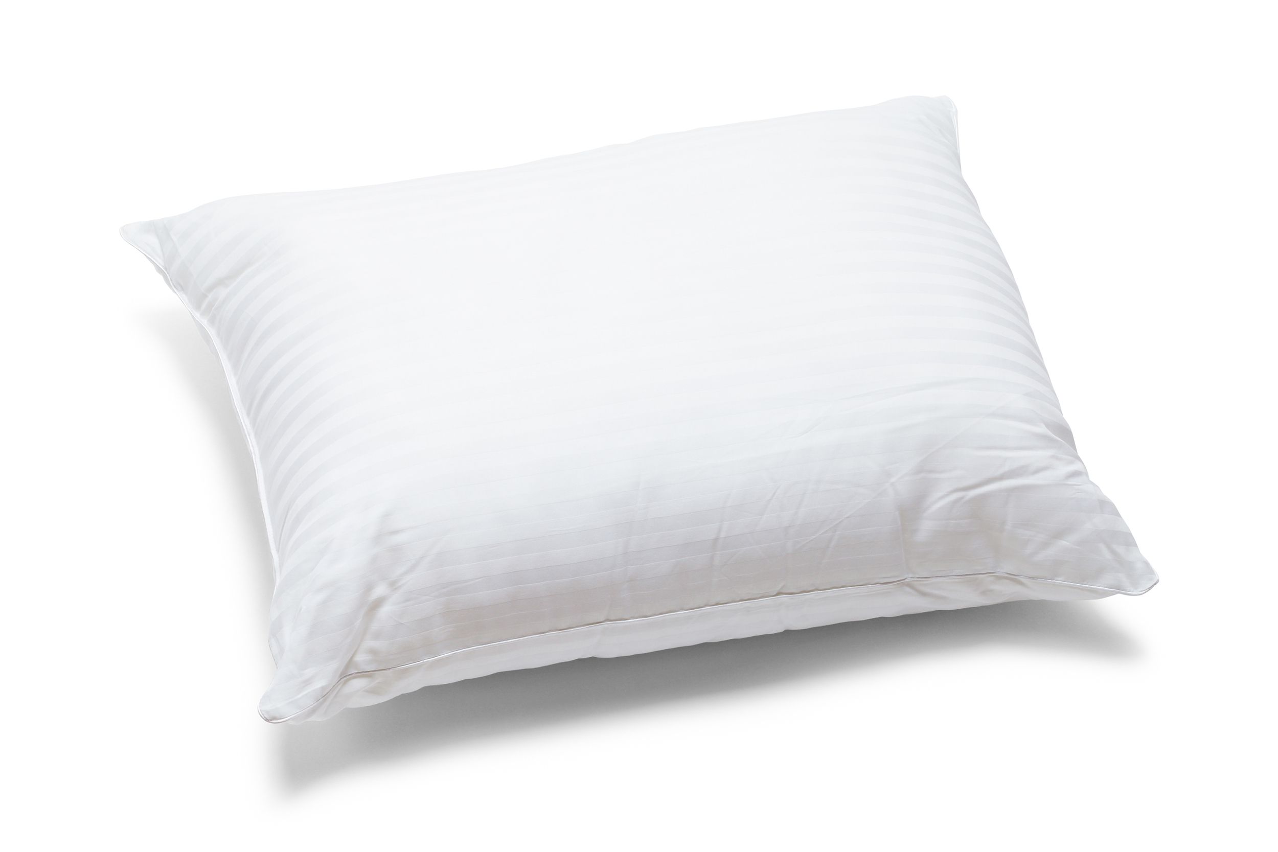 White bed pillow