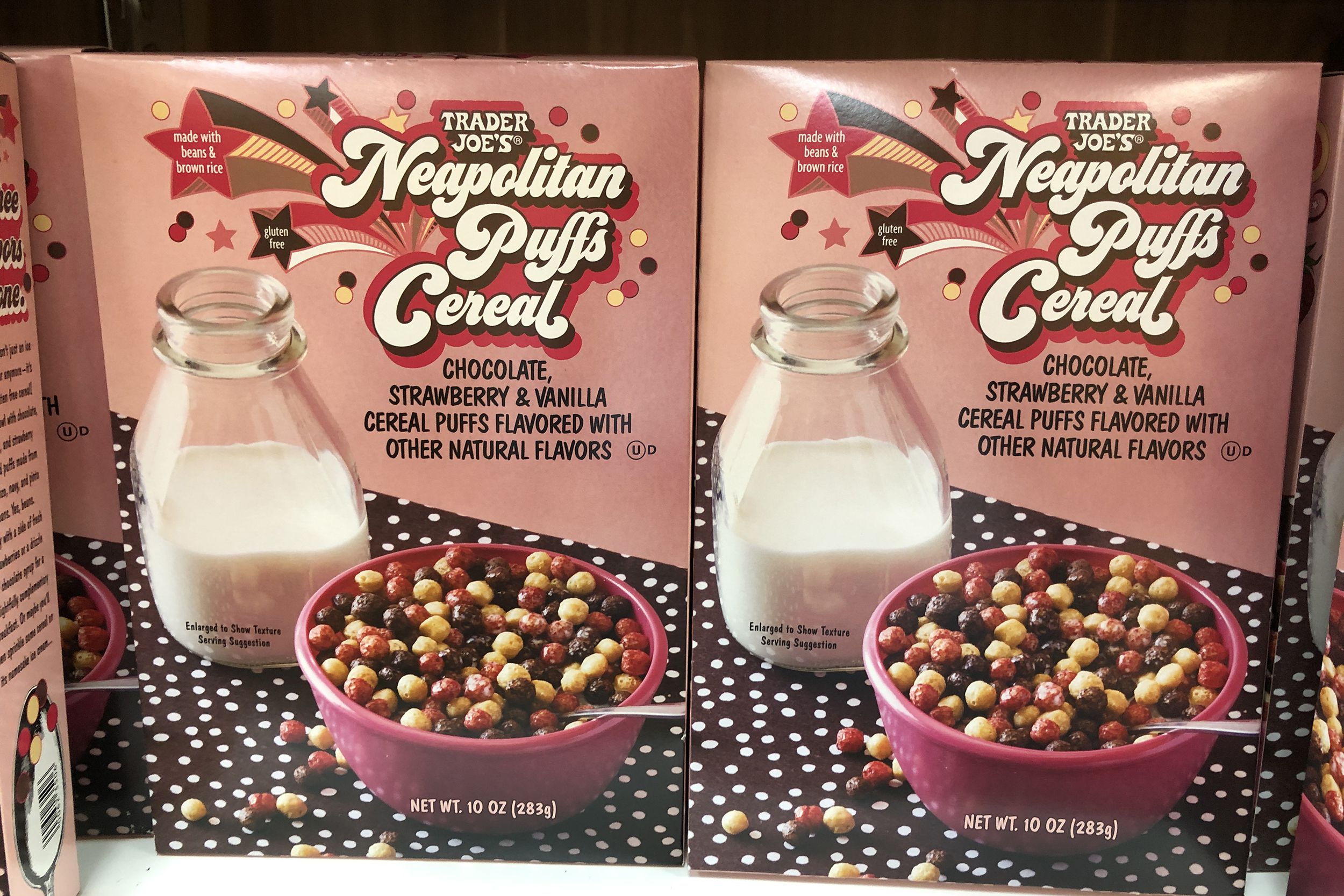 Neapolitan Puffs Cereal