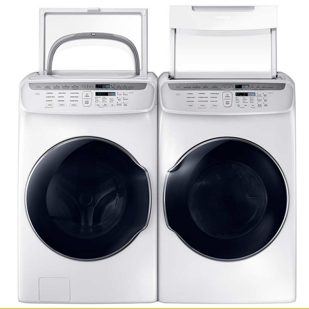 Samsung FlexDry Dryer with Multi-Steam Technology in White