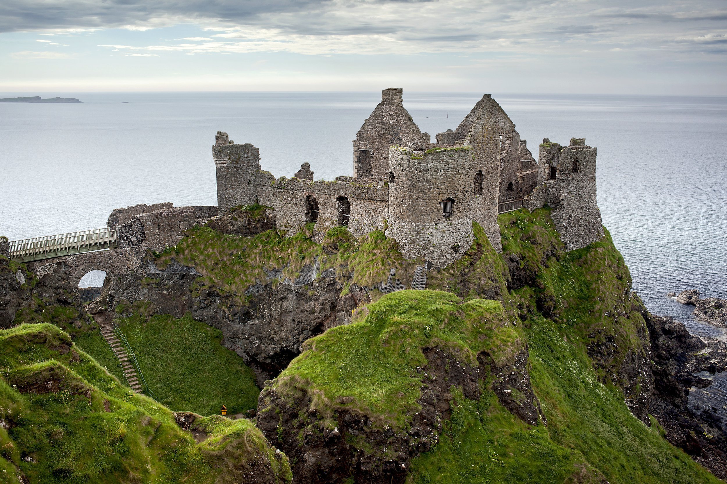 Dunluce Castle in Northern Ireland