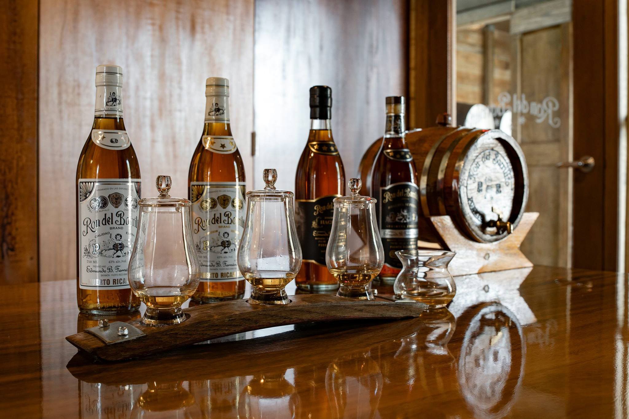 ron del barrilete tasting lineup