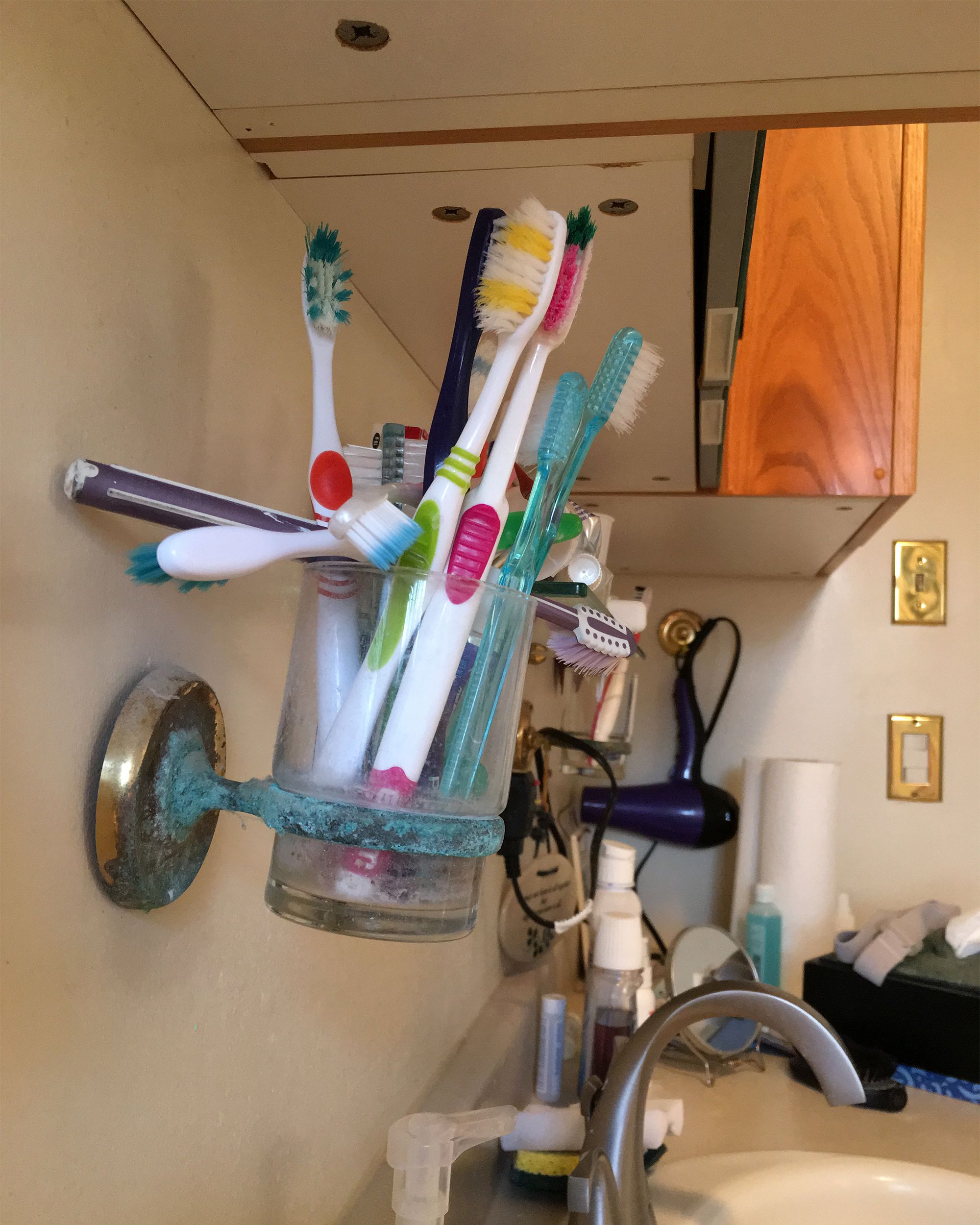 Multiple toothbrushes