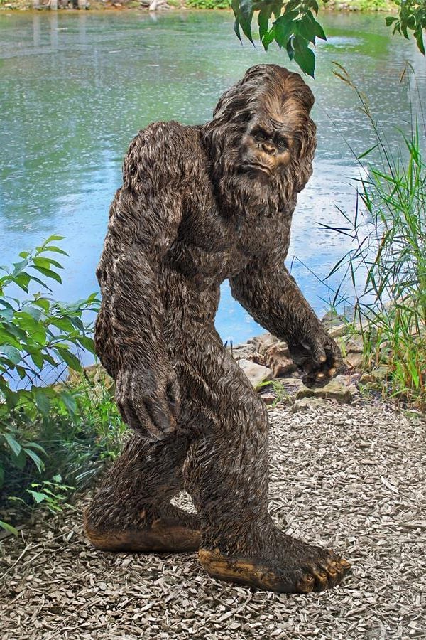 bigfoot the garden yeti statue