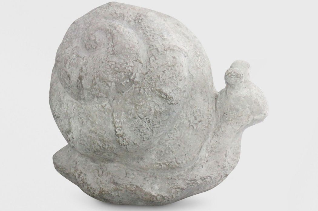 smith & hawken concrete garden snail