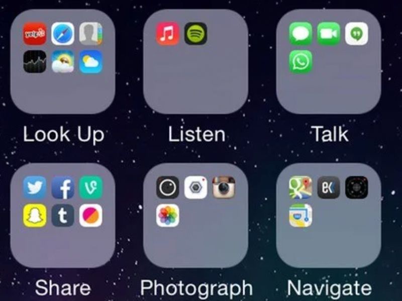 Fold Your Apps Into Folders