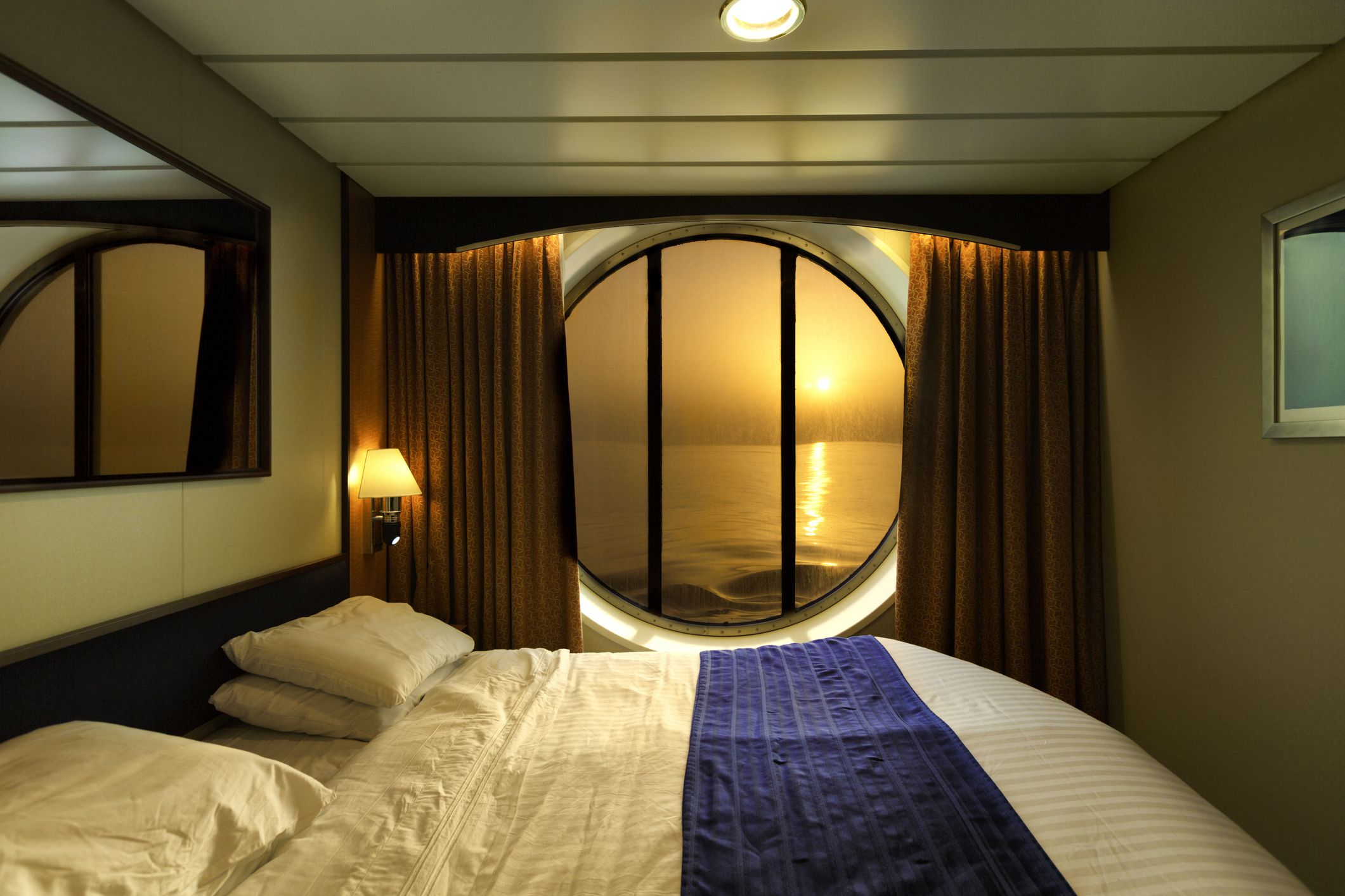 luxury cruise cabin