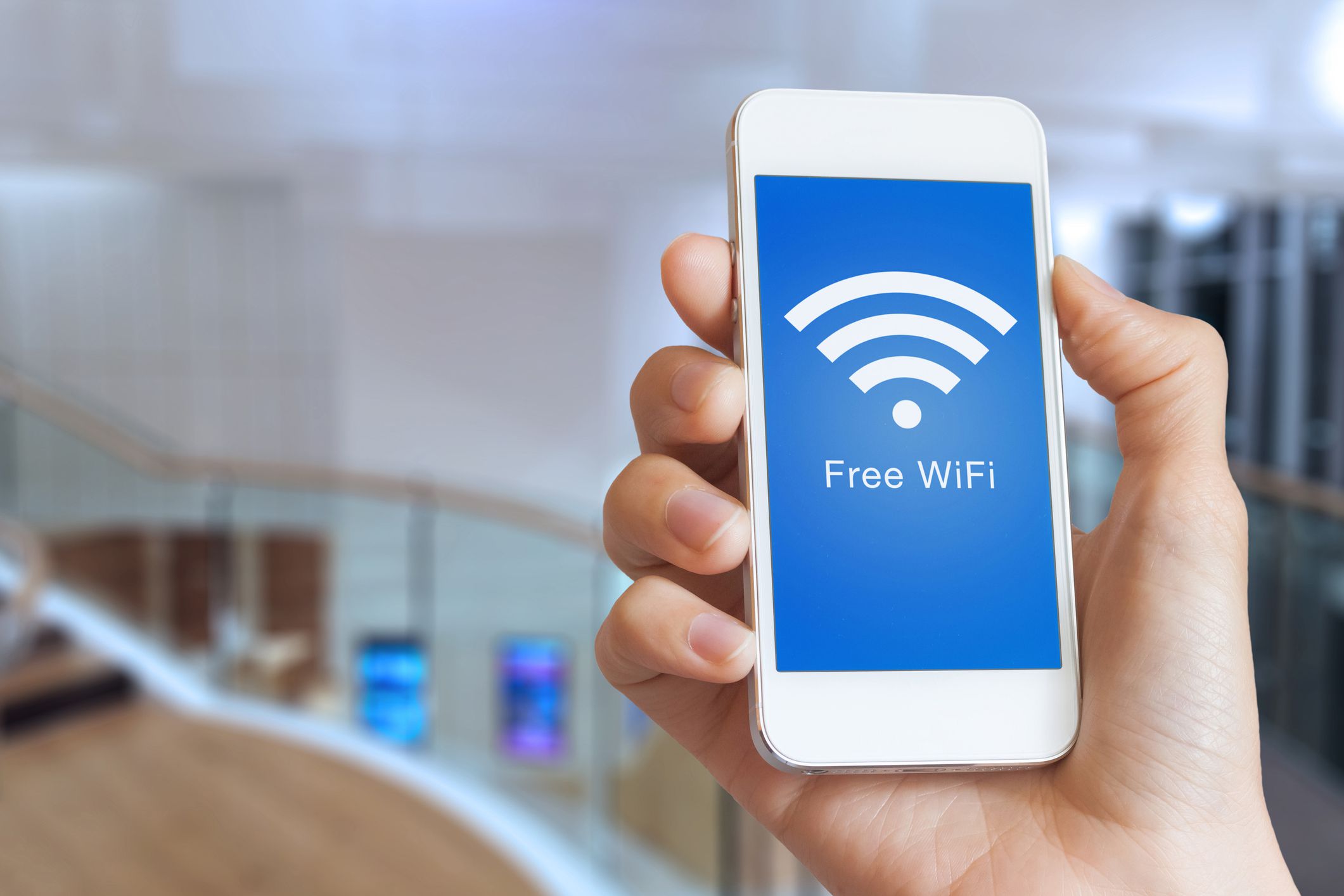 free wifi message on phone