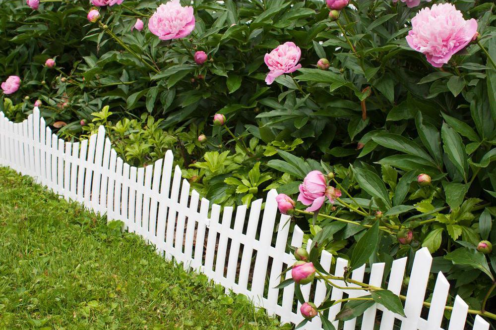 emsco 24-inch resin picket garden fence
