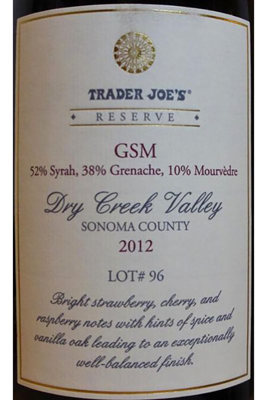 GSM Reserve Lot No. 96 Dry Creek Valley