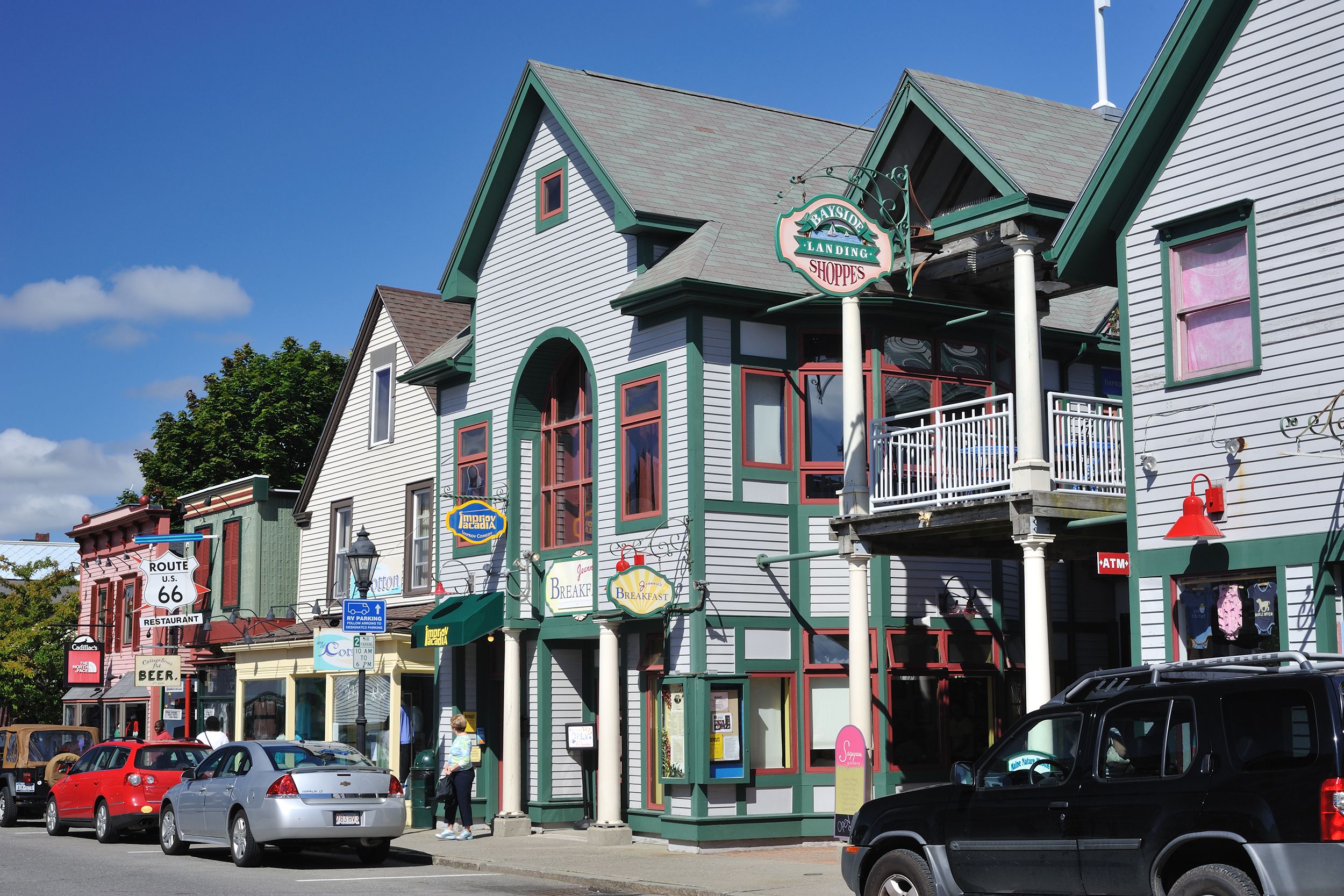 downtown Bar Harbor, Maine