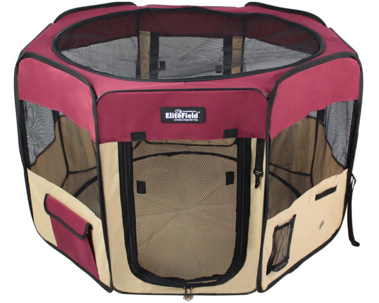 elitefield 2-door soft-sided dog & cat playpen