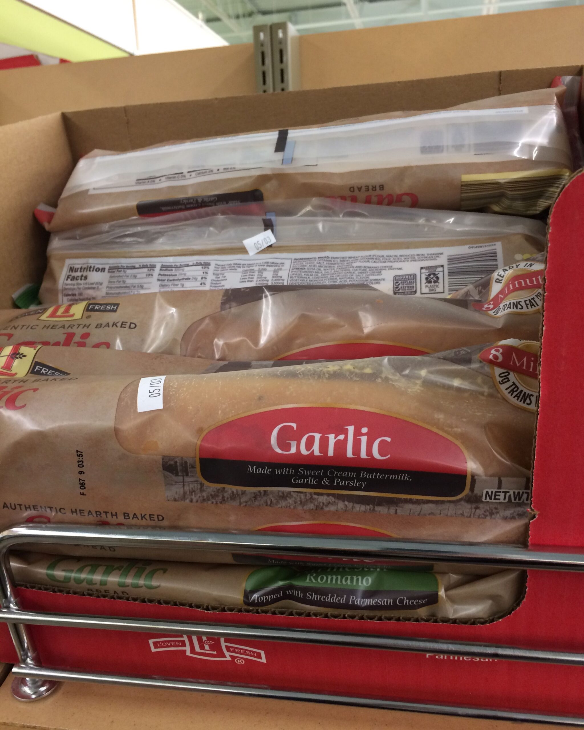 Ready-to-Cook Garlic Bread