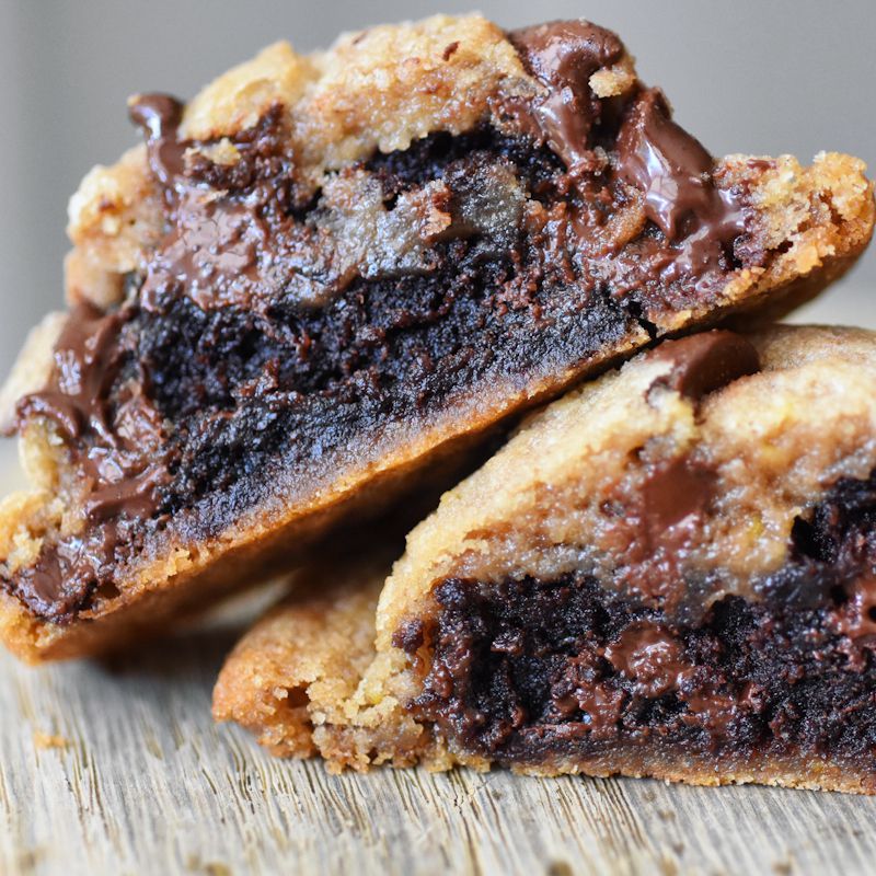 Brownie-Stuffed Cookies