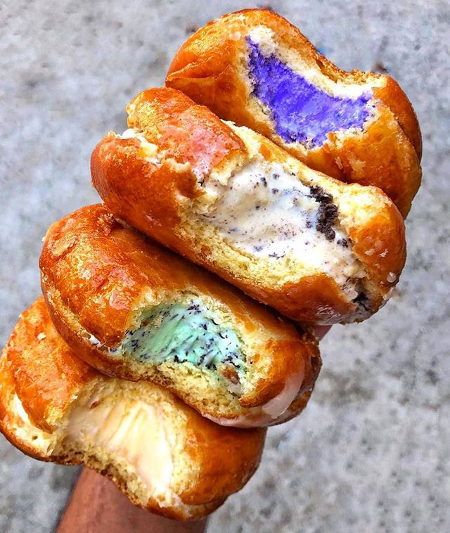 Ice Cream-Filled Donuts, B Sweet Dessert Bar, Los Angeles