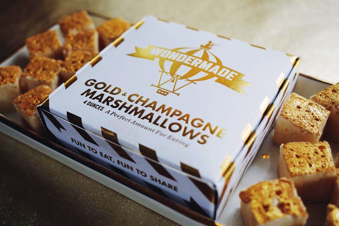 Gold Champagne Marshmallows, Wondermade, Orlando